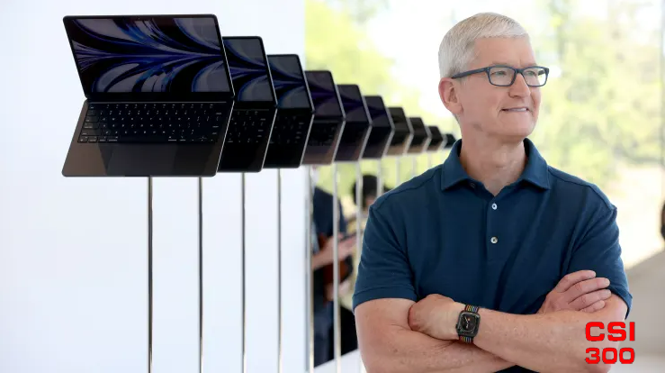 苹果公司推出搭载最新M3芯片的新款MacBook Air笔记本电脑
