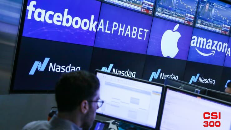 特斯拉、Meta和博通在纳斯达克100指数中权重缩水