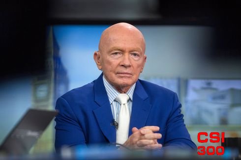 马克·莫比乌斯表示 他的基金持有95%的现金以应对贸易战风险